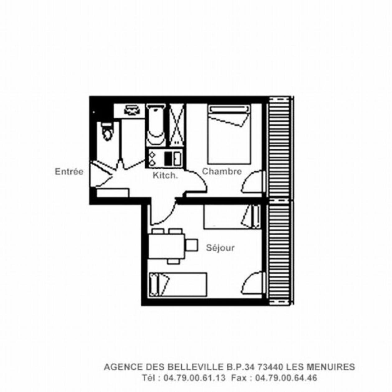 Residence Chaviere - Appartement Agreable - Au Pieds Des Pistes - Balcon Mae-2384 Сен-Мартен-дьо-Белвил Екстериор снимка